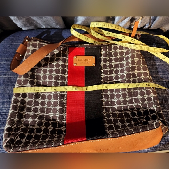 NWOT kate spade Classic Noel Flat 'Serena' Shoulder Handbag, Signed bottom, hobo - Picture 8 of 13